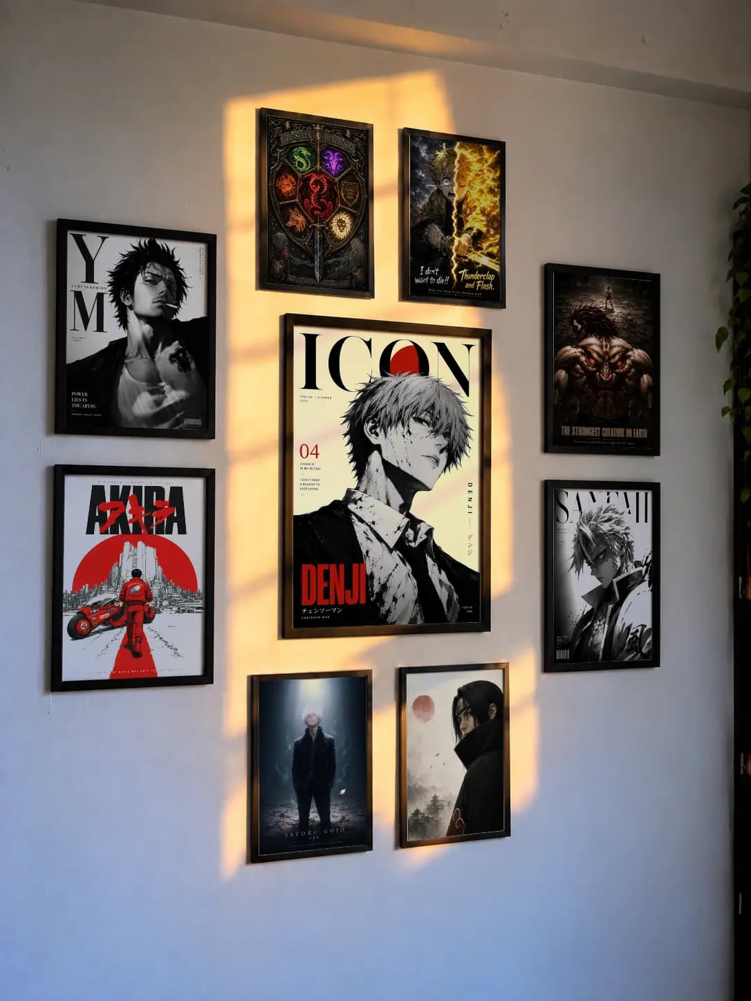 customer wall with multiple prints